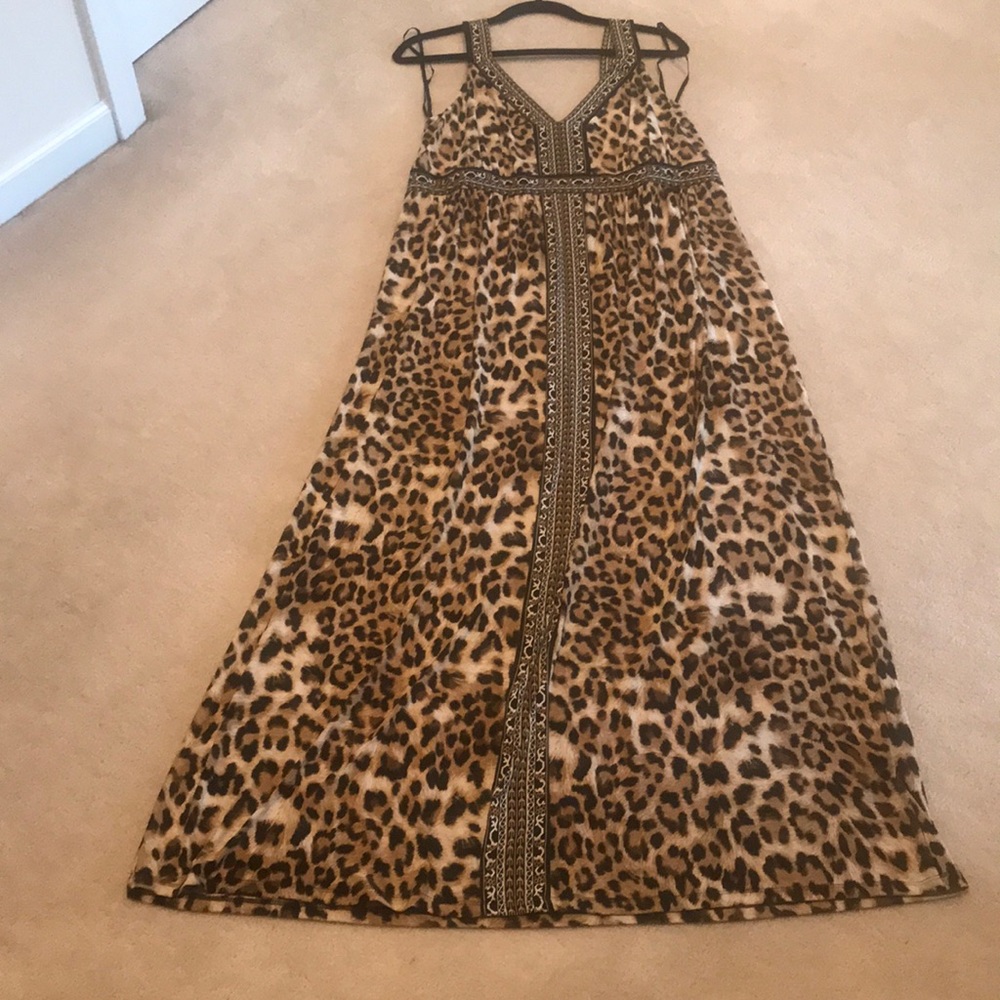 Animal Print Maxi Dress